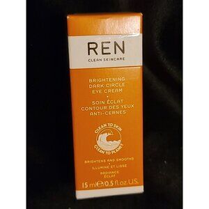 REN Clean Skincare Brightening Dark Circle Eye Cream | F/S 0.5oz NIB